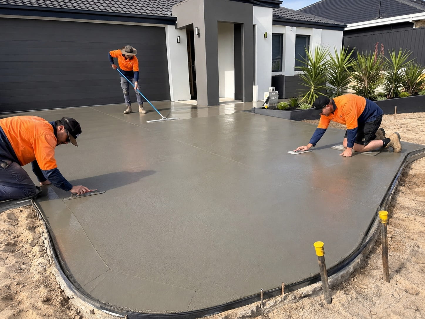 Asphalt driveway construction in Perth by professional contractors