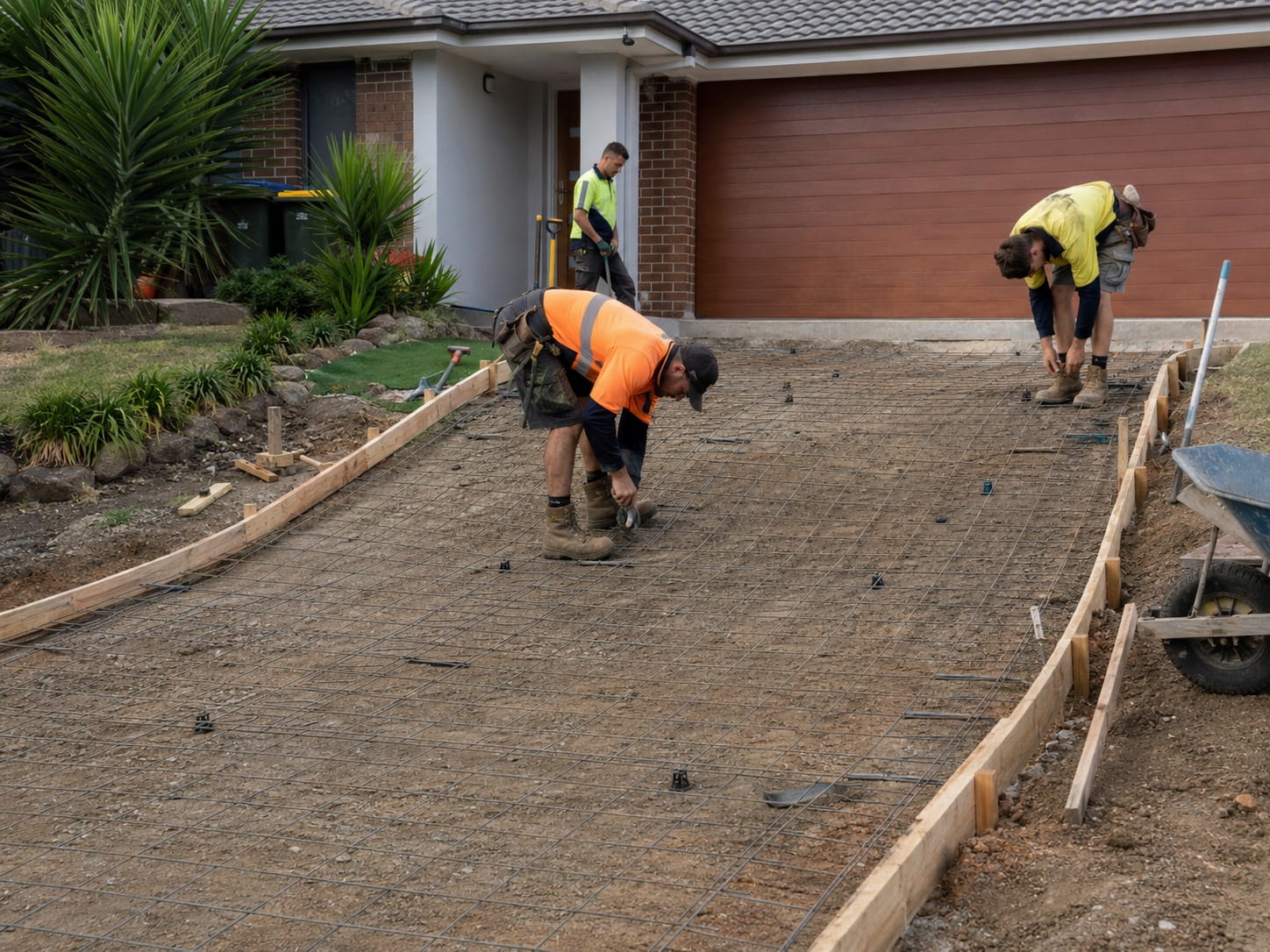 Concrete driveway installation across Western Australia