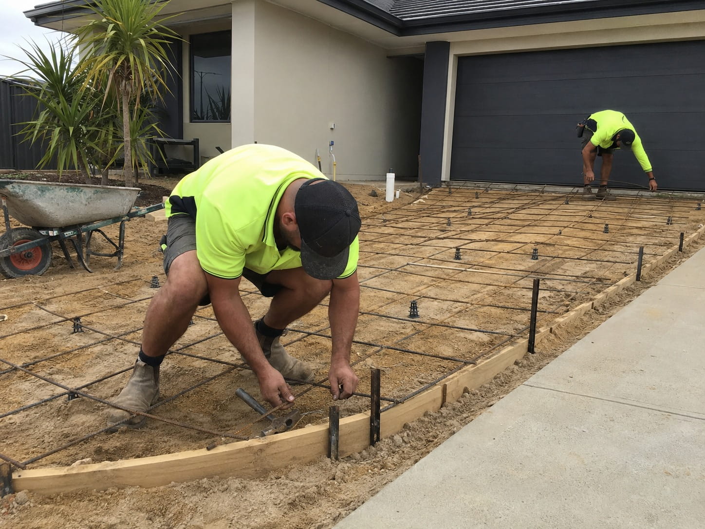 Concrete Pavers benefits shown on a Perth outdoor works project