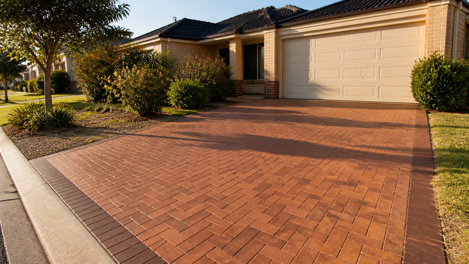 Mandurah Paving benefits shown on a Perth outdoor works project